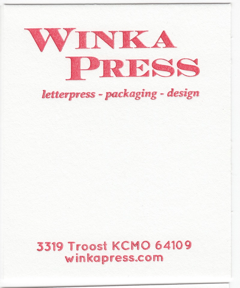Crane's Lettra Fluorescent White 110# Cover with Red ink
